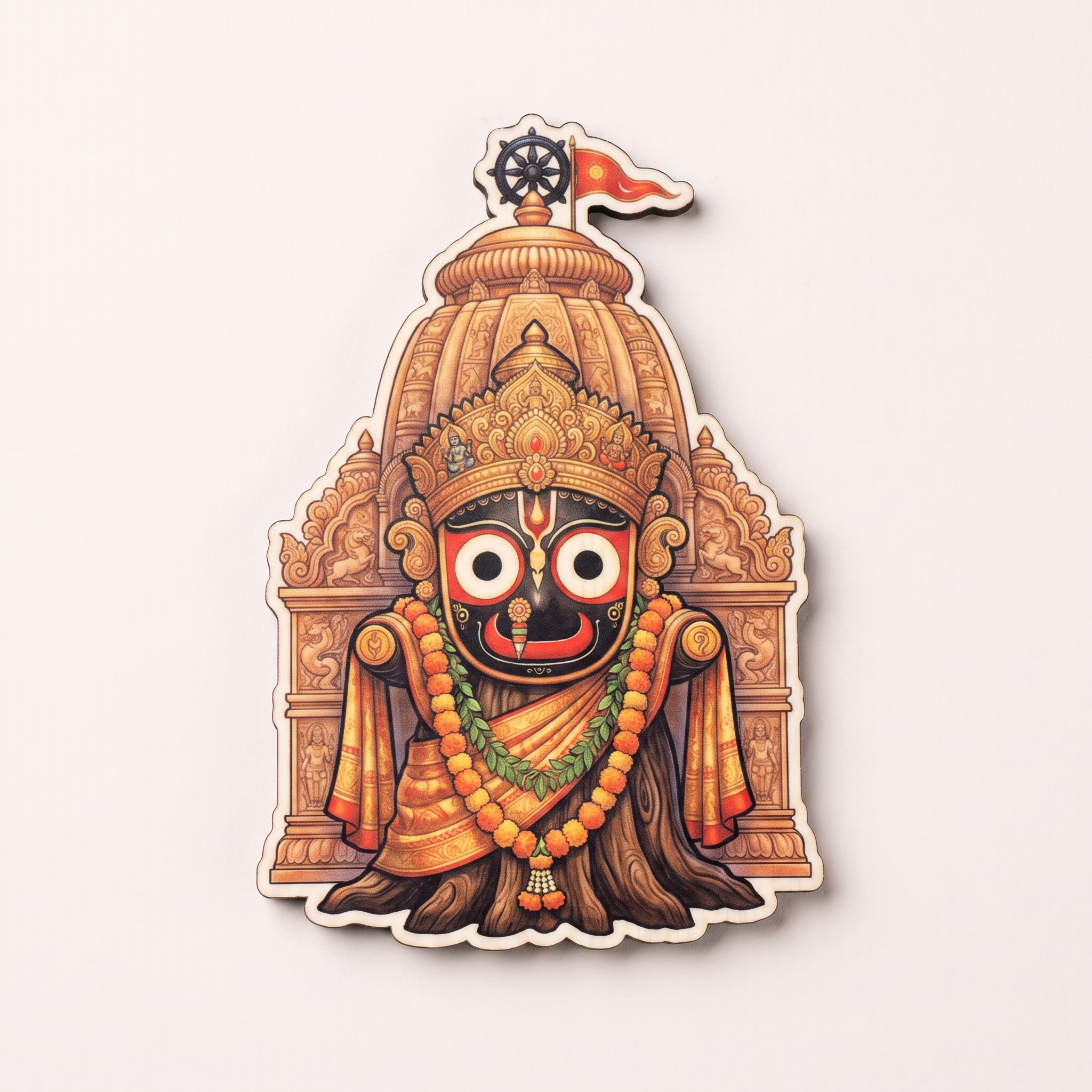 Jagannath Fridge Magnets – Set of 4 Besha Designs