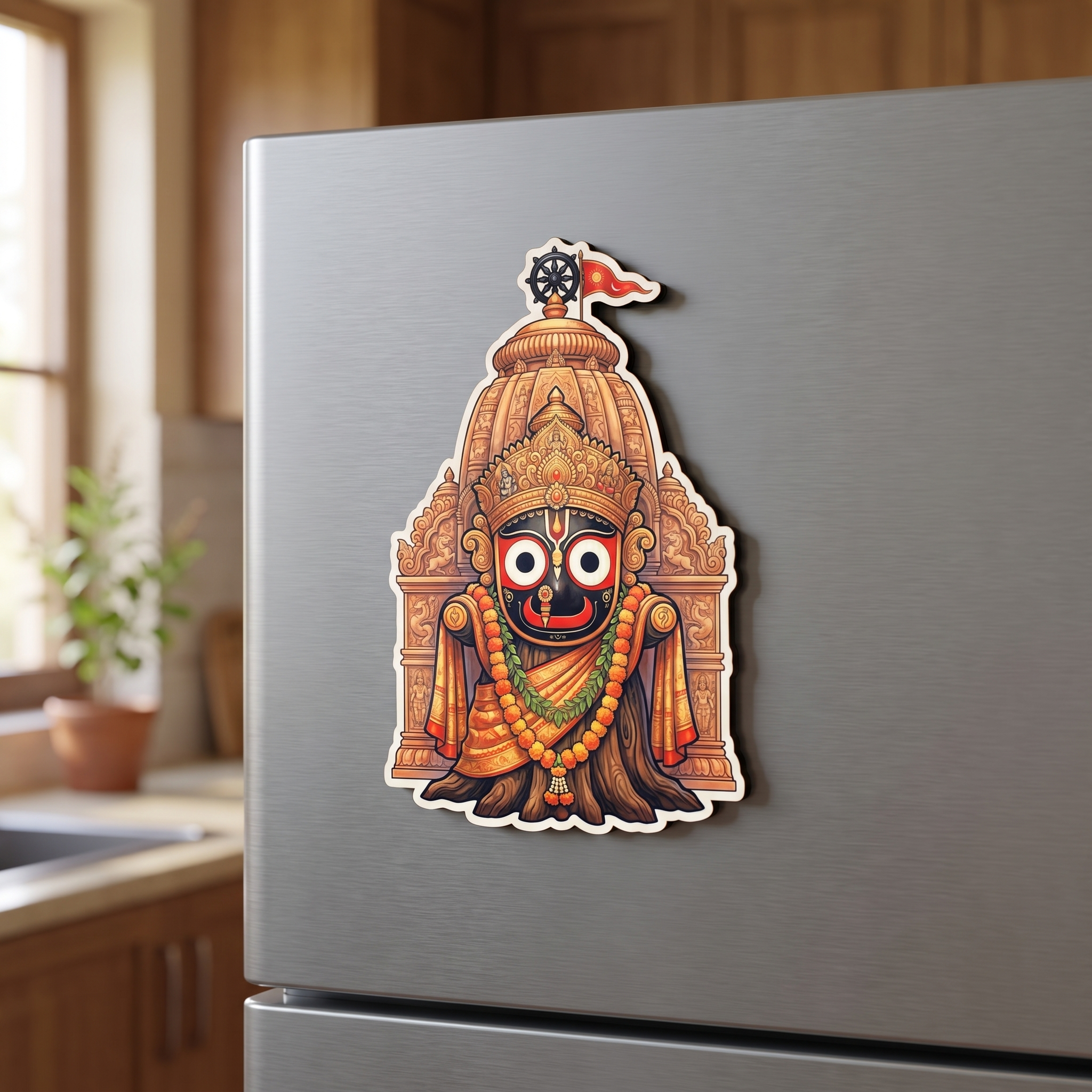 Jagannath Fridge Magnets – Set of 4 Besha Designs