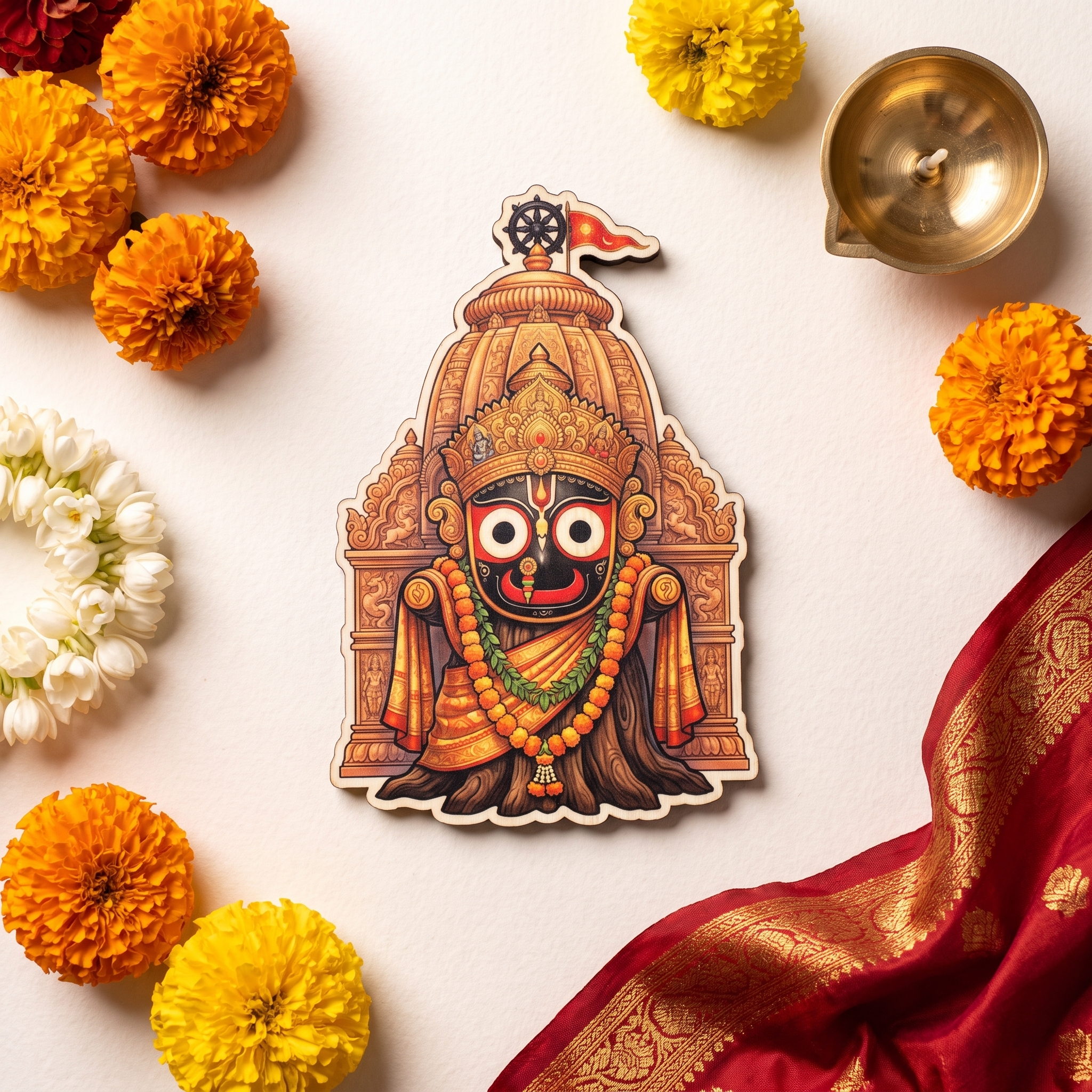 Jagannath Fridge Magnets – Set of 4 Besha Designs
