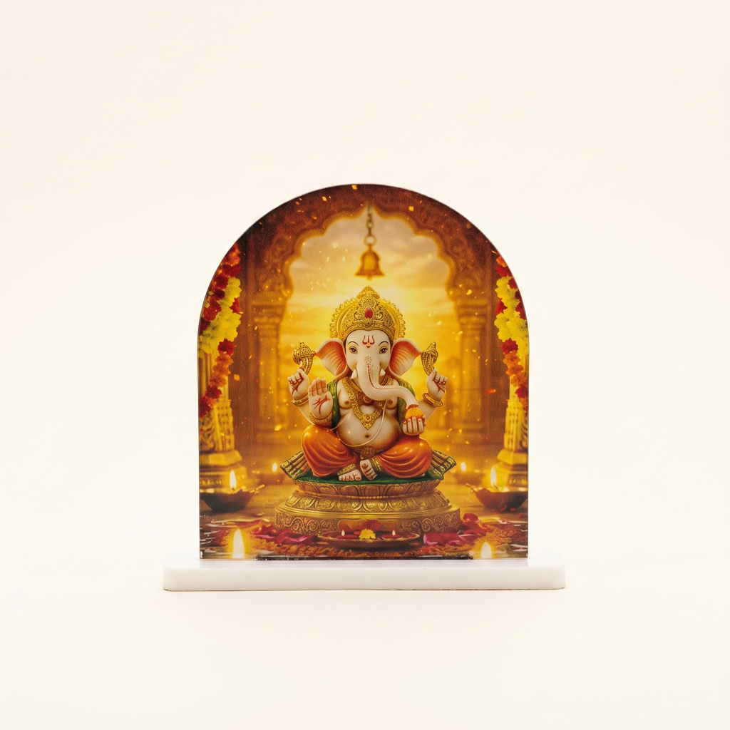 Lord Ganesh Table Standee – Temple Arch