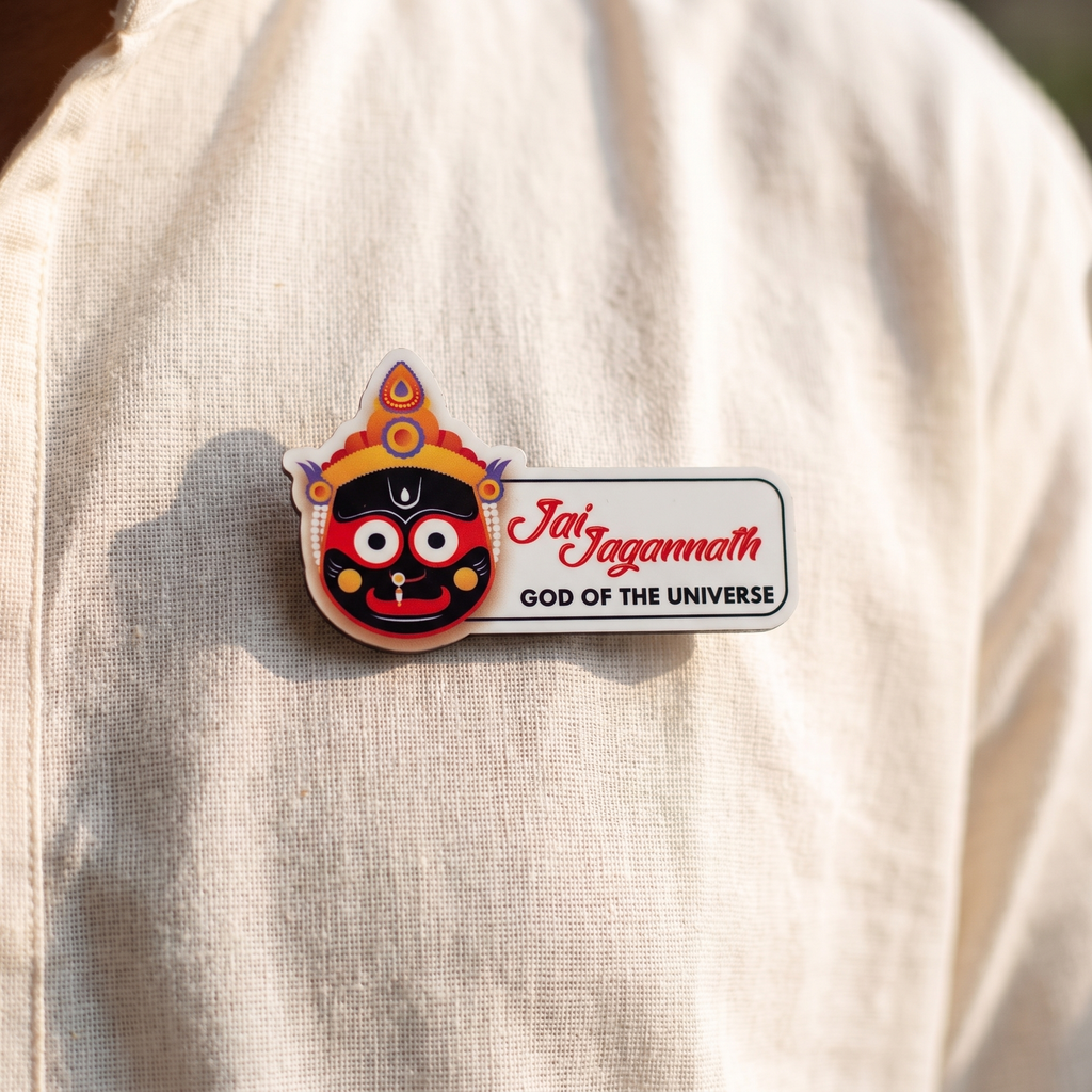 Jai Jagannath Badge Pin – Coat & Lapel Badge