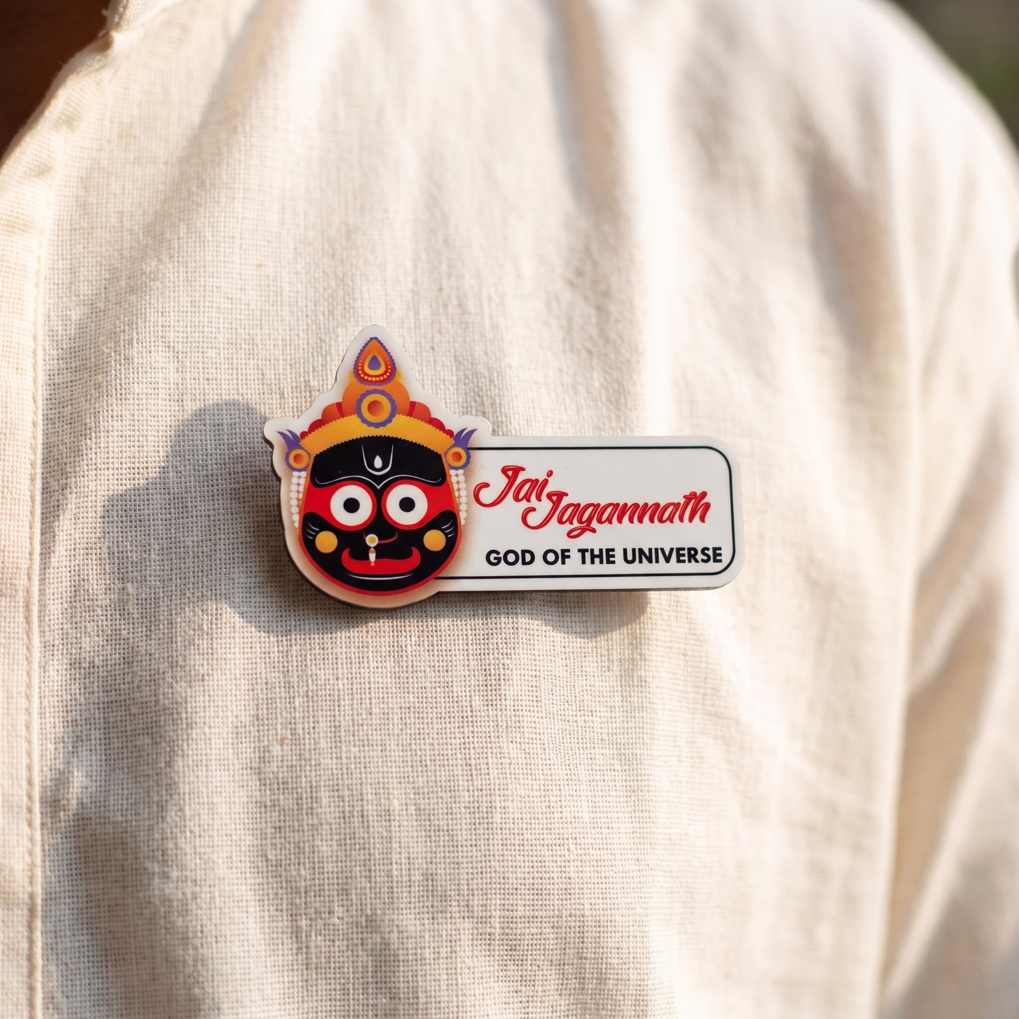 Jai Jagannath Badge Pin – Coat & Lapel Badge